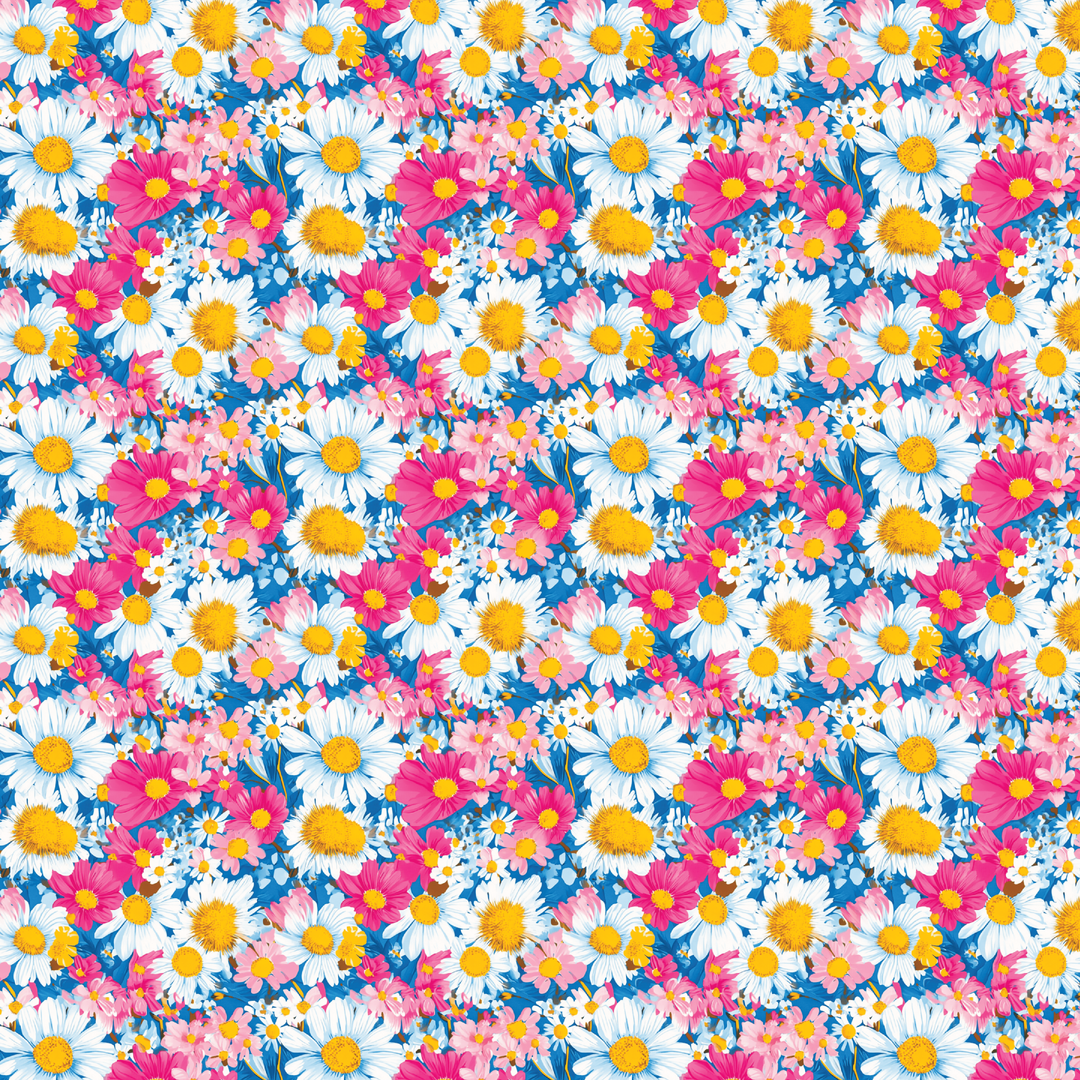 P1207 | Retro Floral 3 Pattern Acrylic Sheets - CMB Pattern Acrylic